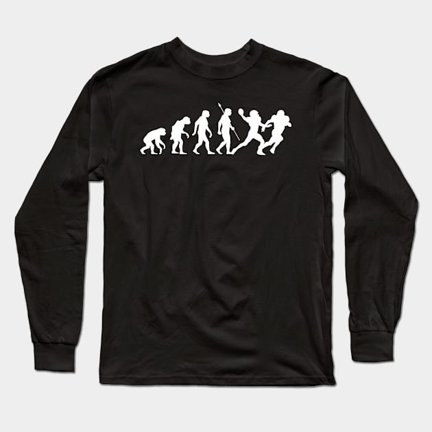 Football Evolution Long Sleeve T-Shirt by avshirtnation